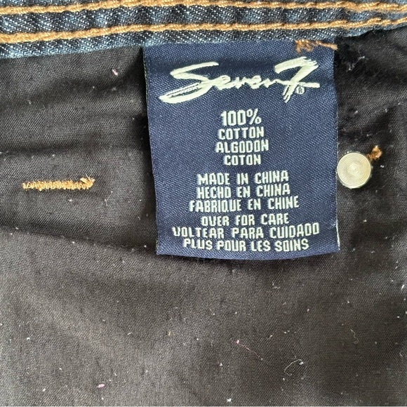 Seven7 Men's Deep Indigo Straight Jeans - Picture 7 of 14